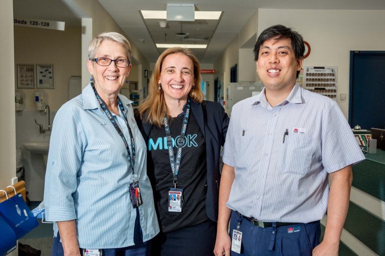 Health staff in hospital